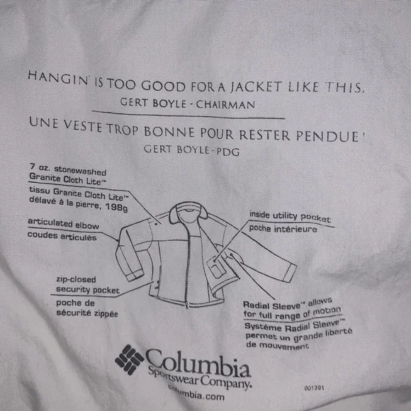 Columbia Sportswear light weight casual jacket style F04 WL 3012 - Picture 7 of 9